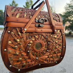 One of a kind wooden chest box! I’ve been offered thousands for this bag